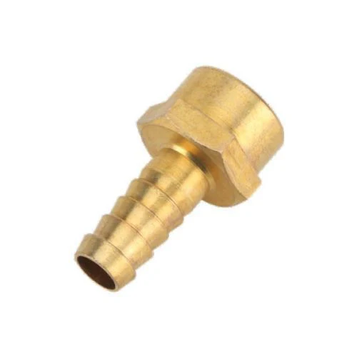 Brass NPT Female Nipple 1/2" x 1/4"