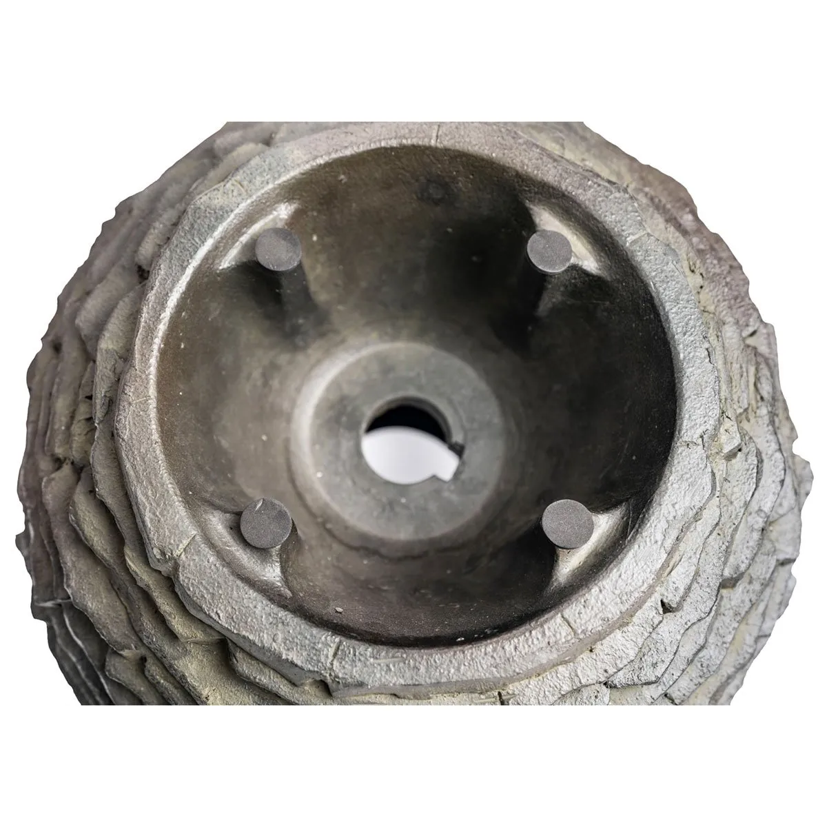 Small Stacked Slate Sphere Landscape Fountain Kit - Image 4