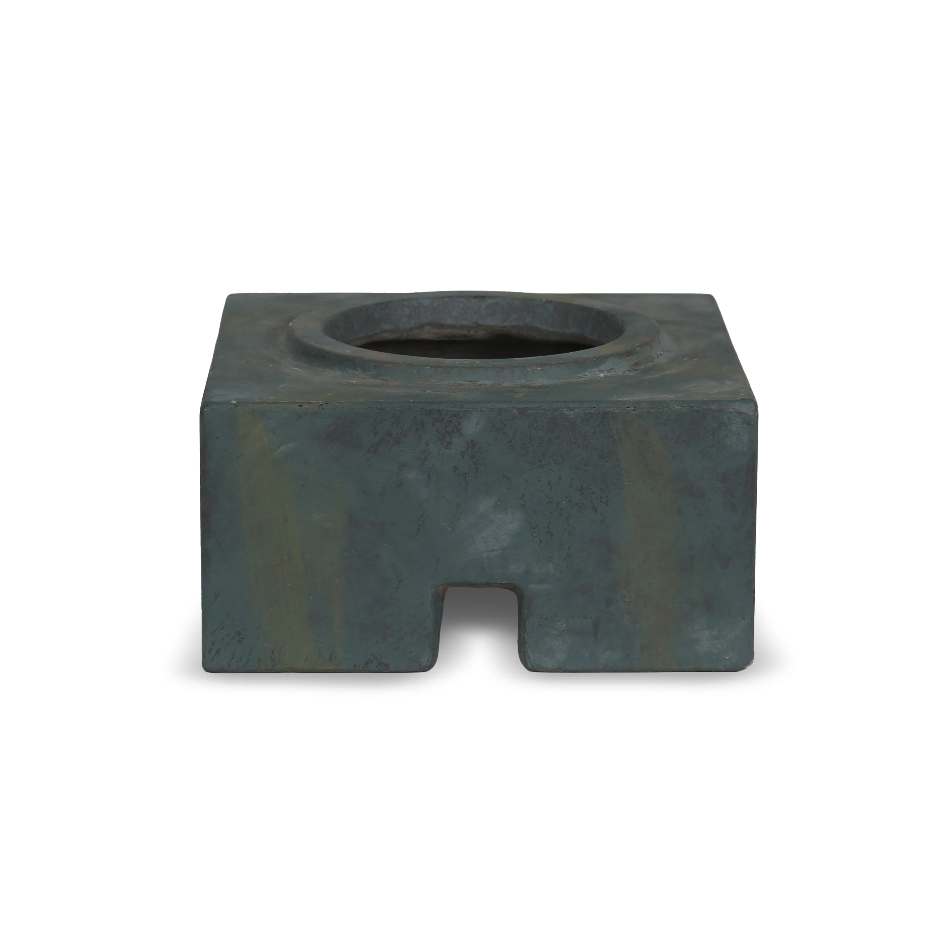 Spillway Fountain Stand 15cm - Patina (suits 49cm Bowl) - Image 2