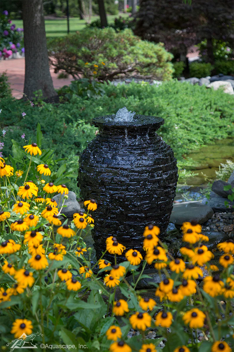 Stacked Slate Urns - Image 2