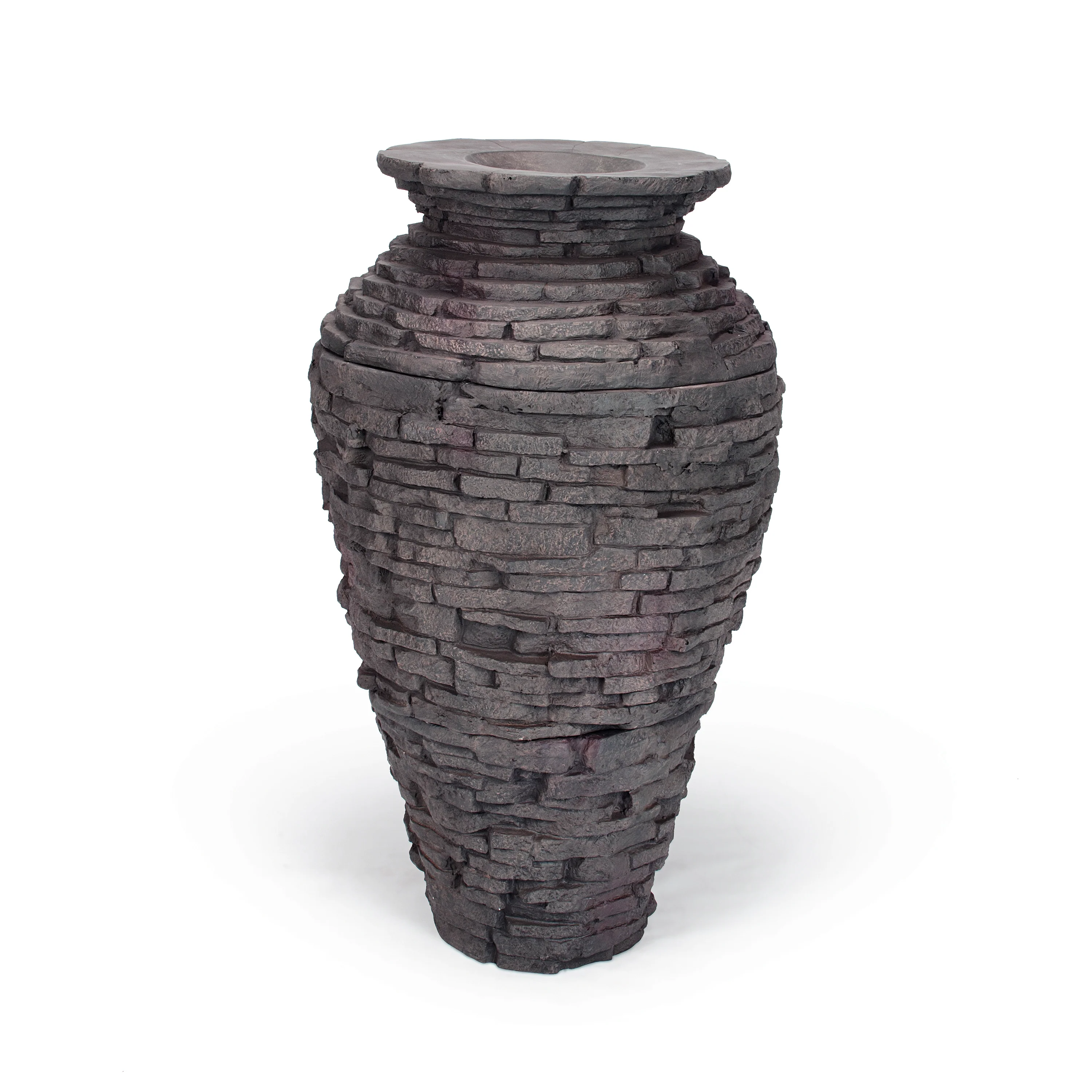 Stacked Slate Urns - Image 3