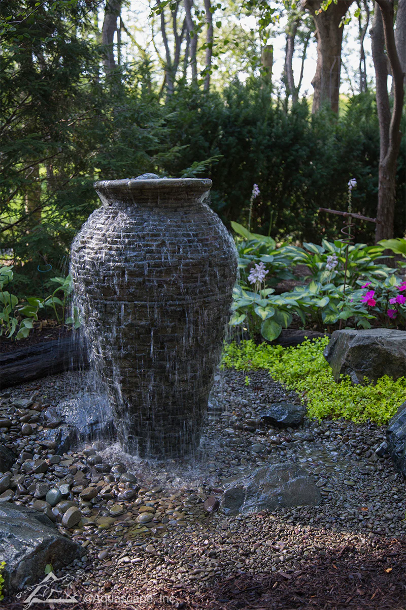 Stacked Slate Urns - Image 4