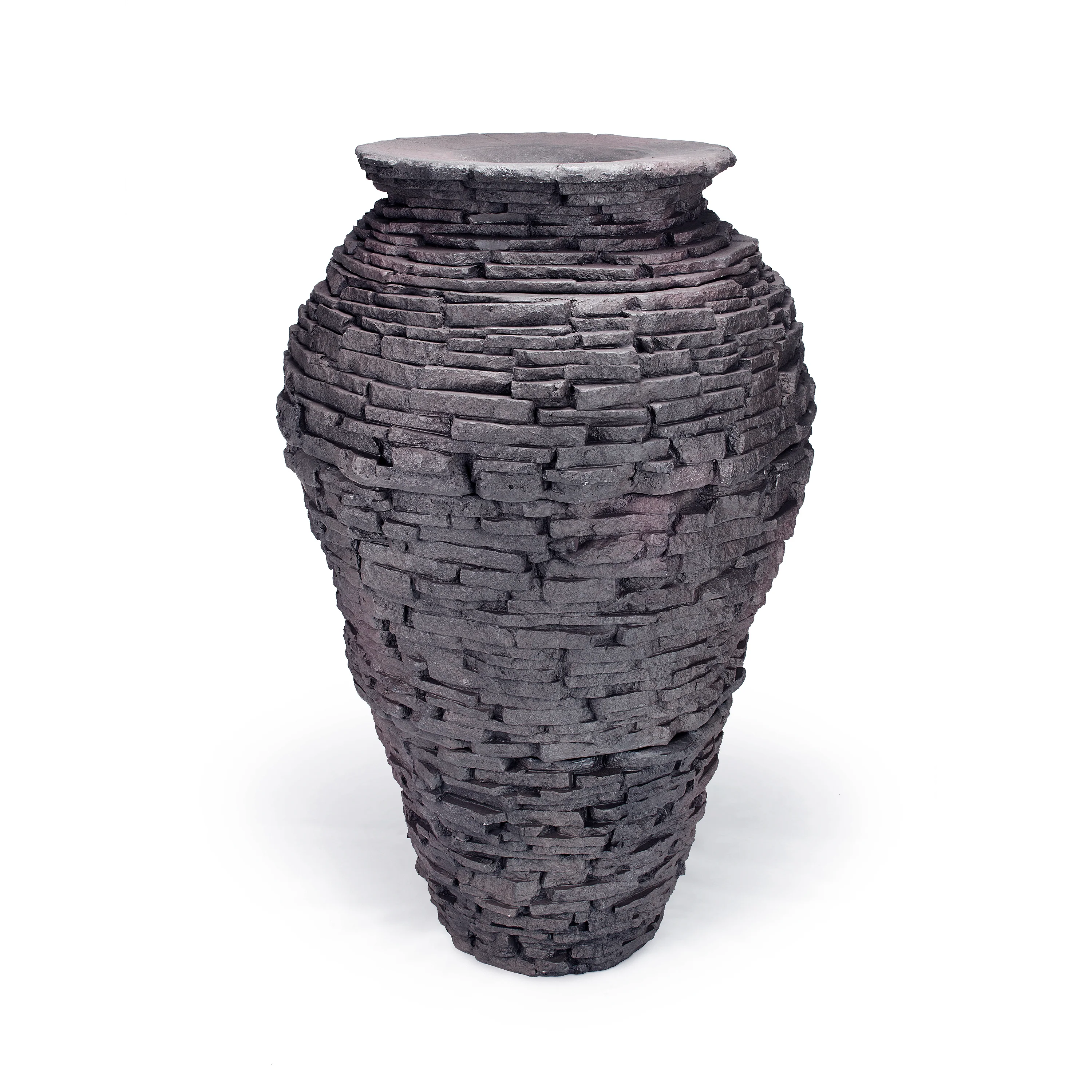 Stacked Slate Urns - Image 6